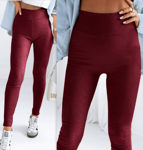 Legginsy PRĄŻEK BAMBUSOWE WYSOKI STAN