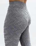 Legginsy PRAŻKOWANE z Wysokim Stanem PUSH UP