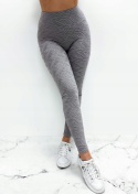 Legginsy PRAŻKOWANE z Wysokim Stanem PUSH UP