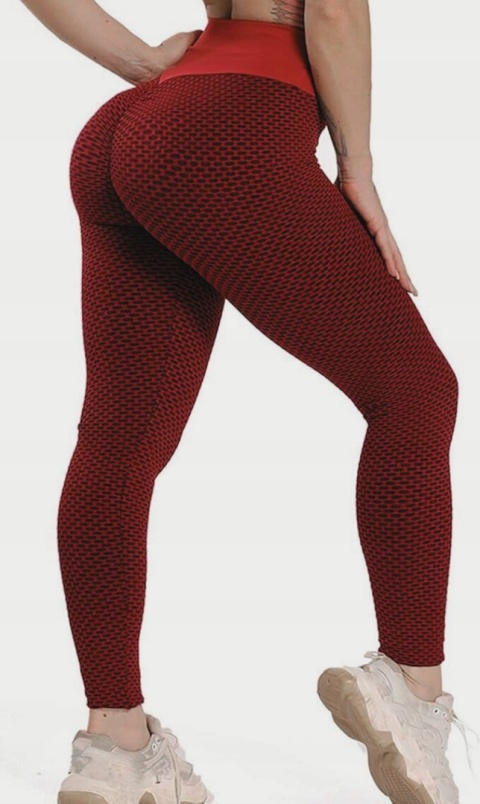 Legginsy sportowe damskie WYSOKI STAN PUSH UP