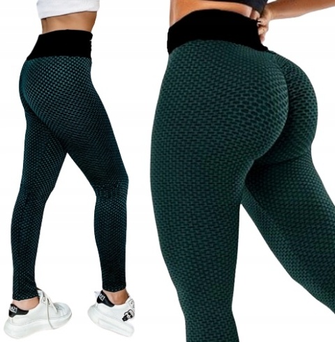 Legginsy sportowe damskie WYSOKI STAN PUSH UP