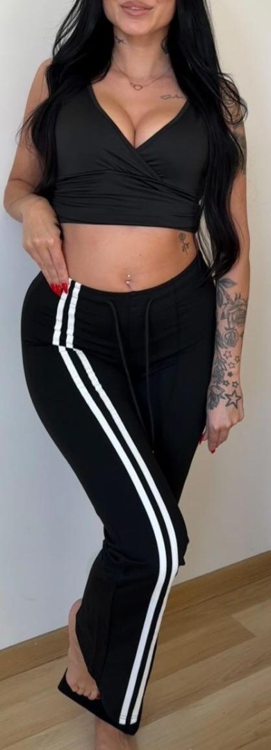 SPODNIE DZWONY CASUAL LAMPAS ROZMIARY