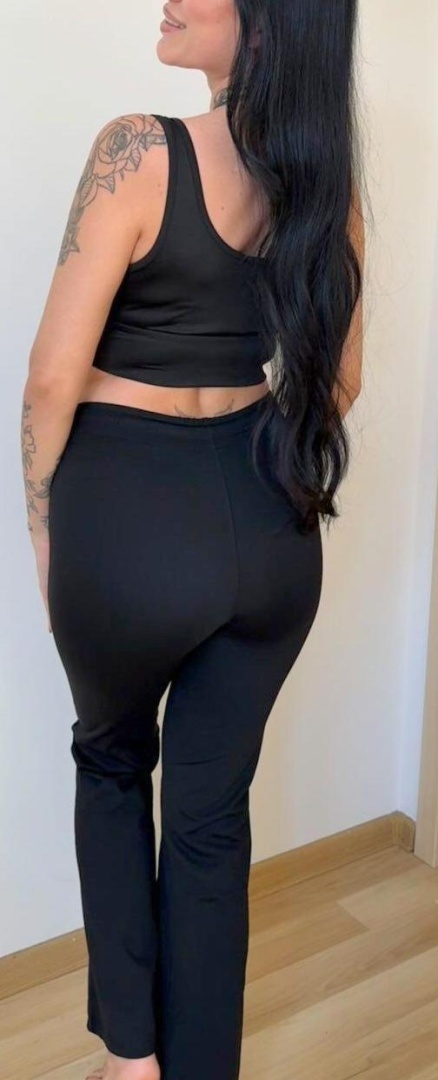 SPODNIE DZWONY CASUAL LAMPAS ROZMIARY