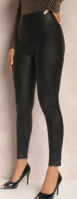 SPODNIE EKO SKÓRA RURKI MATOWE